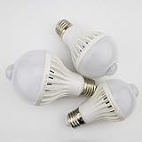 LED PIR Bewegungsmelder Lampe 3W 5W 220V LED Birne 7W 9W Auto Smart LED PIR Infrarot Körper Licht E27 Bewegungsmelder Licht 3W Sound kaltweiß