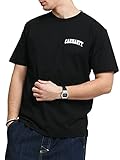 Carhartt WIP S/S University Script T-Shirt (Black/White)