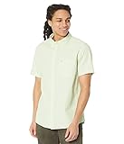 Quiksilver Herren Winfall Ss Button Down Shirt Hemd, Reseda,