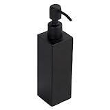 Liseng Modernes Schwarze Handpumpen Seifenspender Edelstahl, verwendet in Küche und Bad, Shampoo, L