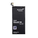 Bluestar Akku Ersatz kompatibel mit Samsung Galaxy S6 G920F 2550 mAh Austausch Batterie Accu EB-BG920ABE