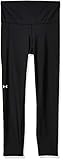 Under Armour HG Armour HiRise 7/8 NS, leichte Sporthose, atmungsaktive Damen Sport Leggings Damen, Black / White , S
