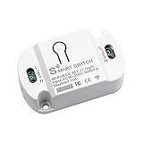 GDTT Tuya WiFi Smart Switch On-Off-Gerät, WiFi Smart Switch Timer, WiFi Smart Switch, Wireless Switch Smart Home Automation, Smart Sprachschalter S