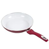 Pfanne mit Hitzeanzeige | Keramikpfanne antihaftbeschichtet | Ideal als Bratpfanne, Paella Pfanne, Wokpfanne | 28