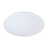 Reality Leuchten LED Deckenleuchte, 12 W, Kunstoff, Durchmesser 27 cm, weiß R62601201 [Energieklasse A+]