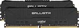 Crucial Ballistix BL2K8G32C16U4B 3200 MHz, DDR4, DRAM, Desktop Gaming Speicher Kit, 16GB (8GB x2), CL16, Schw