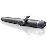 POWBUZZ Soundbar für tv geräte mit Dolby Audio, 120W 2.0 Kanal Soundbar mit eingebaute Subwoofer, 4K UHD mit 6+2 EQ-Modi, 3D Stereo Sound DSP mit HDMI, AUX, USB, Optischer Anschluss -Odine V, S