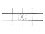 Fenstergitter Sicherheitsgitter Fenster feuerverzinkt'Luna' 800 x 350