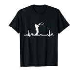 Geschenkidee für Trompeter Jazz Musik EKG Trompete T-S