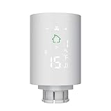 ZEFAN Tuya ZigBee3.0 Smart Heizkörper-Thermostat, programmierbarer Temperaturregler, Sprachsteuerung, 5 ° C einstellb