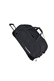 travelite Trolley Reisetasche Größe XL, Gepäck Serie KICK OFF: Praktische Reisetasche mit Rollen für Urlaub und Sport, 006911-04, 77 cm, 120 Liter, d’anthrazit (grau)