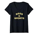 Damen Beer & Sports - Bier T-Shirt mit V