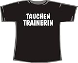 Tauchen Trainerin; T-Shirt schwarz, Gr. M