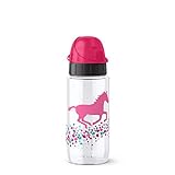 Emsa 518302 Drink2Go Trinkflasche, Flasche aus Tritan, 0,5 Liter, Pink H