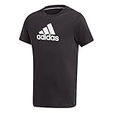 adidas Jungen B Bos Tee T Shirt, Schwarz/Weiß, 6 Jahre EU