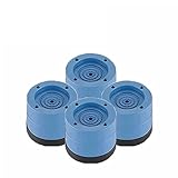 mimiliy Möbelkissen 4pcs Anti Vibration Füße Pads Gummi-Beine SlipStop Silent Skid Rieger Matte for Waschmaschine Unterstützung Dämpfer Standzubehör for Bodenschutz, Anti-Rutsch und Anti-Vib