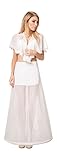 Braut Bolero Jacke aus Spitze zum Brautkleid - ME86 (S, Ivory/Champagner)