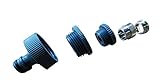 Aquamon Wasserhahn-Adapter 5-fach mit Aquamon 2-fach Metalladapter M22x1 Innen-, M24x1 Außengewinde Sowie 3-fach Adapter Rehau-Adapter 1 Zoll, 3/4 Zoll, 1/2 Zoll Innengewinde (IG) - Für haushaltsübliche Wasseranschlüsse an Dusche, Waschbecken, Küchenarmatur, Garag