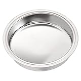 Acouto Blindfilter, 51 Mm Kaffeemaschine Edelstahl Rückspüleinsatz Blindfilter für Esp