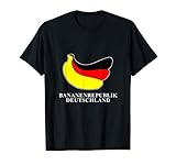 Bananenrepublik Deutschland - Bananen DDR BRD Politik Flagge T-S