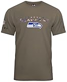 New Era NFL Seattle Seahawks Camo Wordmark Tee T-Shirt, Größe :M