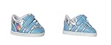 Zapf Creation 831779 BABY born Sneakers blau 43 cm - hellblau silber glitzernde Pupp
