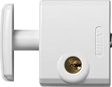 ABUS Fenster-Zusatzsicherung FTS3002 AL0125 - Fensterschloss für nach außen öffnende Fenster, gleichschließend - ABUS-Sicherheitslevel 5 - 31727 - Weiß