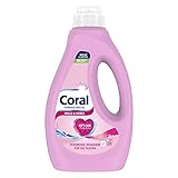 Coral Feinwaschmittel Wolle & Feines Flüssigwaschmittel mit Soft Care Formel 20 WL (1 x 1L)