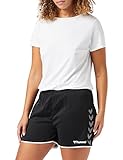 hummel Damen hmlAUTHENTIC Poly Shorts Woman, Black/White, S