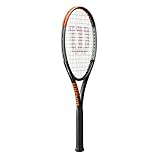 Wilson Tennisschläger Burn 100 LS V4.0, Ambitionierte Freizeitspieler, Schwarz/Grau/Orange, WR044910U2