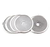 Chiloskit 10 Stück 18 mm Rollschneider-Klingen am besten für Bastler, Quilter, Sammelalben, super scharf für saubere Schnitte, für OLFA Fiskars True Cut Marken-S