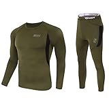 LUNULE Herren Sportbekleidung Langarm Kompressionsshirt und Sporthose Leggings Radsport Running Gym Jogging Trainingsanzug für Männer Gym Training Lauf Sport Anzug Herren Atmungsaktiv Jogginganzug