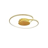 Lindby LED Deckenleuchte 'Joline' (Modern) in Gold/Messing aus Metall u.a. für Wohnzimmer & Esszimmer, inkl. Leuchtmittel - Lampe, LED-Deckenlampe, Deckenlampe, Wohnzimmerlamp