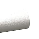 WanWorlder Leder Reparatur Patch Kit Selbstklebende Lederflicken, Selbstklebend Reparaturflicken für Sofa Autositze Taschen, Leder Flicken Repair Lederreparatur, 20 x 30 cm, 34 Farben (Weiß C, L)