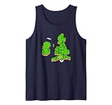 8 Bit Retro-Videospiel Irland England Schottland Wales UK Tank Top