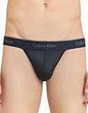 Calvin Klein Herren Thong 3 Pack Tangahschen, Schwarz, Convoy, Red Gala, Larg