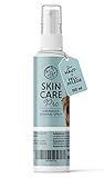 Annimally Tier Haut-Pflege-Spray trockene Haut für Hund, Katze, Pferd & Kleintiere bei trockener Haut I Spray mit Lebermoos, Aloe Vera, Totes-Meer-Salz, Teebaumöl & Manuka Öl - 100% natü