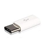 xiaocheng 5X Mini Micro USB OTG 3.1a Adapter Typ C Zum Mikro-USB-konverter-Kabel USB-c-Adapter USB 3.1 Für MacBook Samsung S8 Huawei P10 P9 OTG Adapter (weiß)