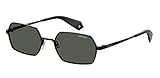 Polaroid Unisex-Erwachsene PLD 6068/S Sonnenbrille, Mehrfarbig (Black), 56