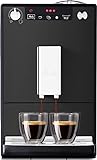 Melitta Solo Kaffeevollautomat (Exzellenter Kaffee-Genuss dank Vorbrühfunktion und herausnehmbarer Brühgruppe) E 950-444 frosted, Matt Schw