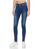 Replay Damen New Luz Powerstretch Denim Jeans, Dark Blue, 29W / 28L