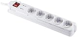 EnerGenie PCW-MS2G, 5-fach Steckdosenleiste, USB Master-Slave, Überspannung