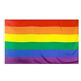 TRIXES große Indoor Outdoor LGBT Regenbogen Fahne Gay Pride Festival Vielfalt feiern 150 cm x 90