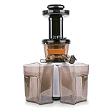 MEDION MD 17843 Entsafter (Slow Juicing Betrieb, maximale Saftausbeute, einfache Reinigung) weiß