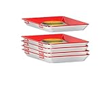 Timess Konservierungsschale Für Lebensmittel Waste Food Preservation Tray Vakuum Frische Aufbewahrung Tablett Mit Elastischen Film Schnalle Dichtung Vorratsbehälter Set Küchenhelfer (5pcs)