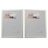 Ikea, Fiskbo Bilderrahmen, 30 x 40 cm, Weiß, Set mit 2 Stück