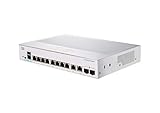 Cisco Business CBS350-8T-E-2G Managed Switch (8 Port GE), EXT PS, 2 x 1G Combo, limitierter lebenslanger Schutz (CBS350-8T-E-2G)
