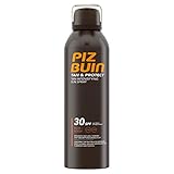 Piz Buin Tan & Protect, Sonnenschutz Spray mit Bräunungsbeschleuniger, LSF 30, wasserfest und schnell einziehend, 150