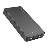 Svartgoti Externer Akku 20000mAh Powerbank mit USB-C Eingang Handy Akkus, Enorme Energiedichte Tragbares Ladegerät Kompatibel mit Smartp