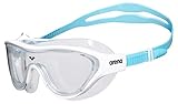 arena The One Mask Junior Anti-Fog Schwimmbrille für Kinder, Schwimmmaske mit Großen Verspiegelten Gläsern, UV-Schutz, Selbstjustierender Nasensteg, Orbit-Proof Dichtung